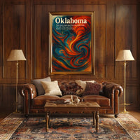 Oklahoma A Vibrant State Poster