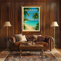 Tropical Paradise Getaway: Vintage Travel Poster PosterGoat