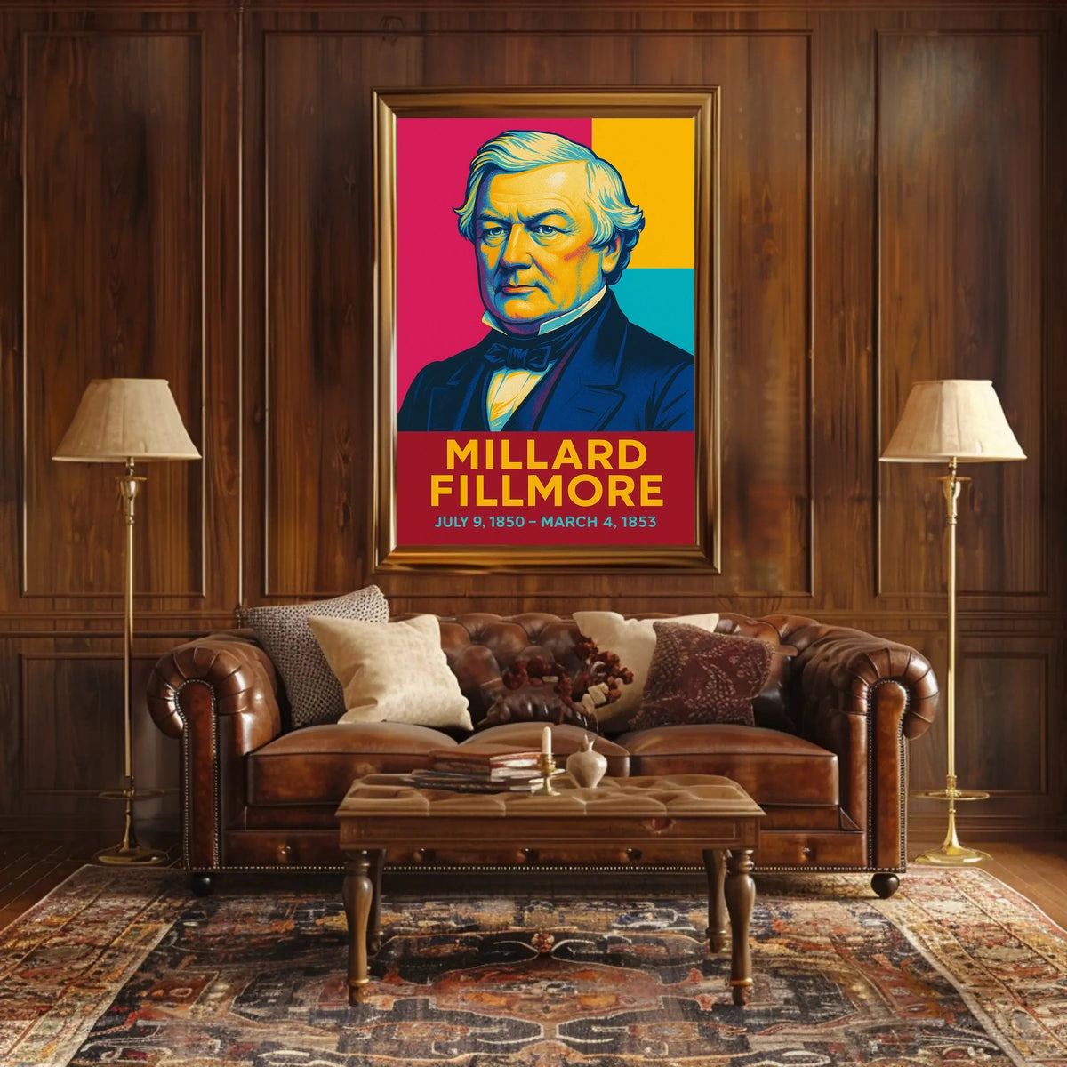 Millard Fillmore 13Th President Poster