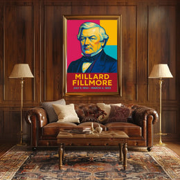 Millard Fillmore 13Th President Poster