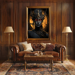 Ethereal Empress Of The Night Poster