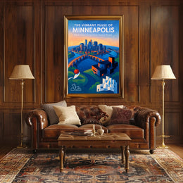 The Vibrant Pulse of Minneapolis Poster PosterGoat