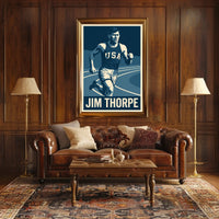 Jim Thorpe Athletic Legend Poster