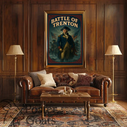 Battle of Trenton Revolutionary War Historical Poster