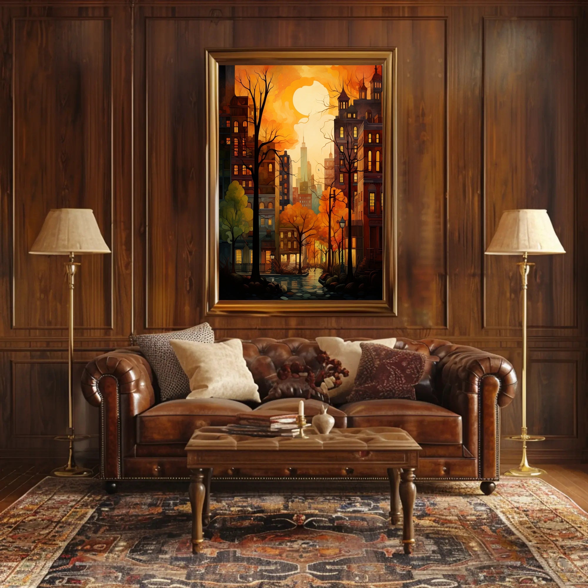 Autumn In The City Poster