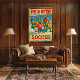 Reindeer Soccer Extravaganza Poster