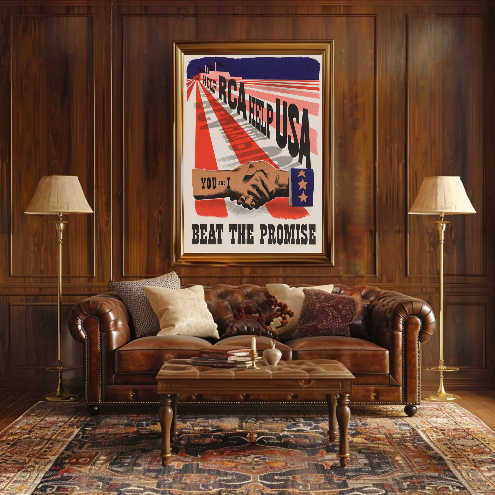 Help RCA, Help USA Poster PosterGoat