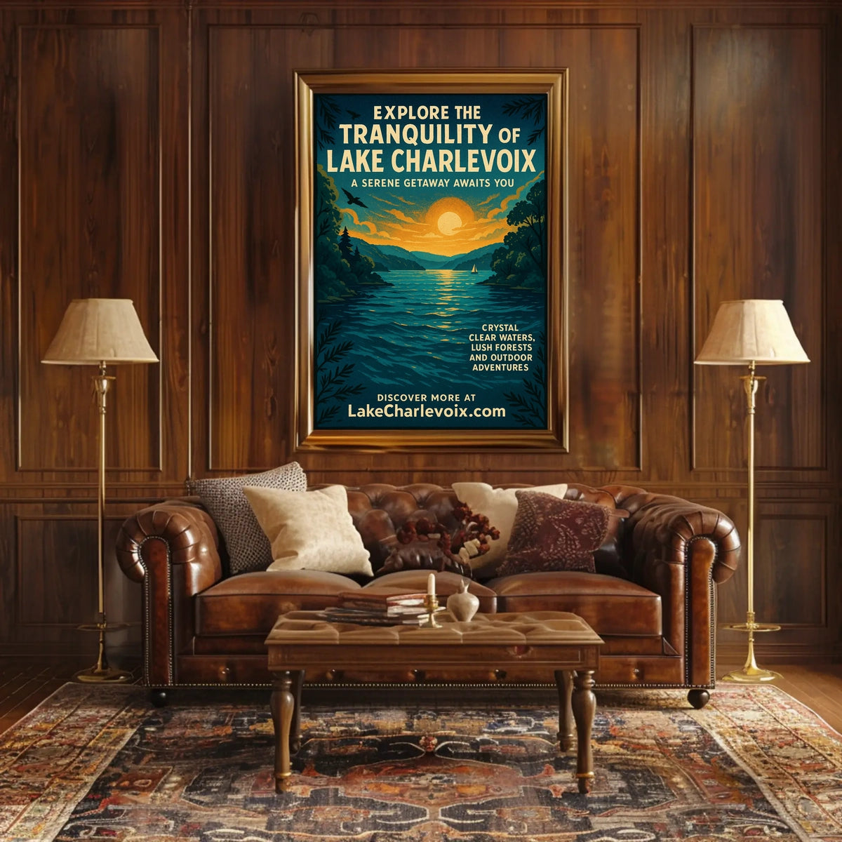 Explore The Tranquility Of Lake Poster