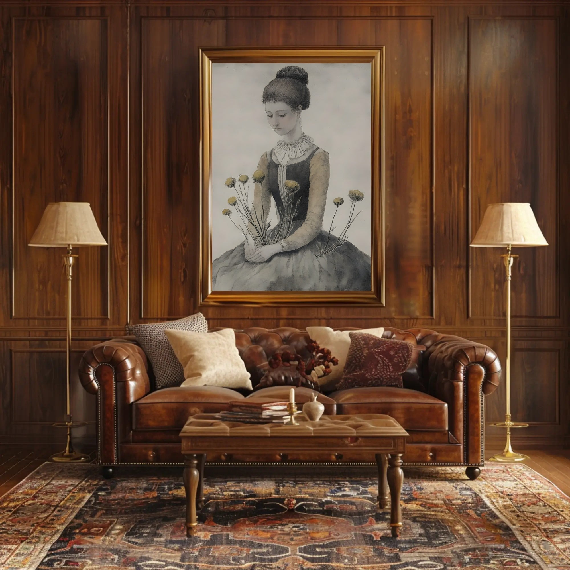 18th Century Vintage Heritage Poster for Elegant Decor PosterGoat