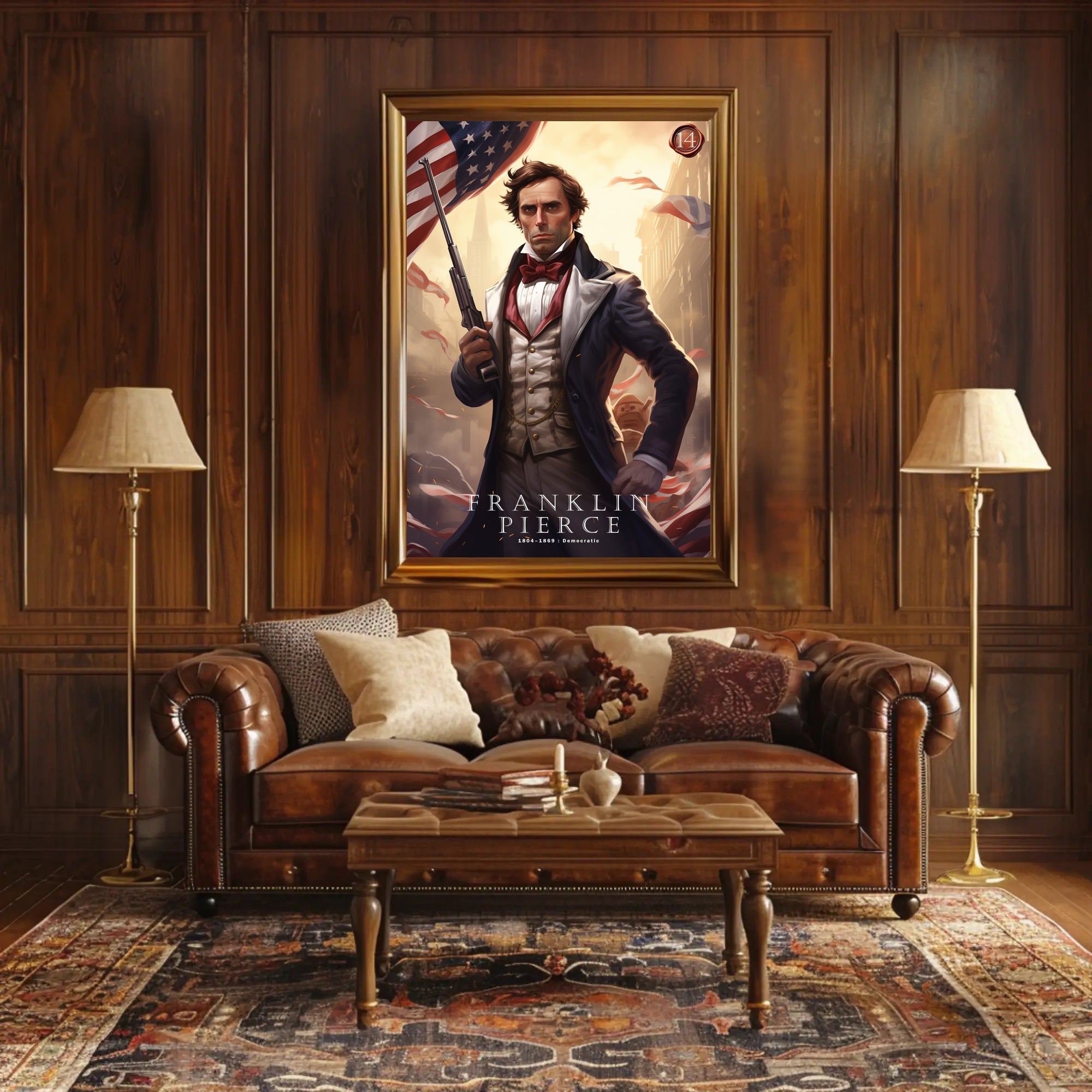 Franklin Pierce: A Democratic Legacy Poster