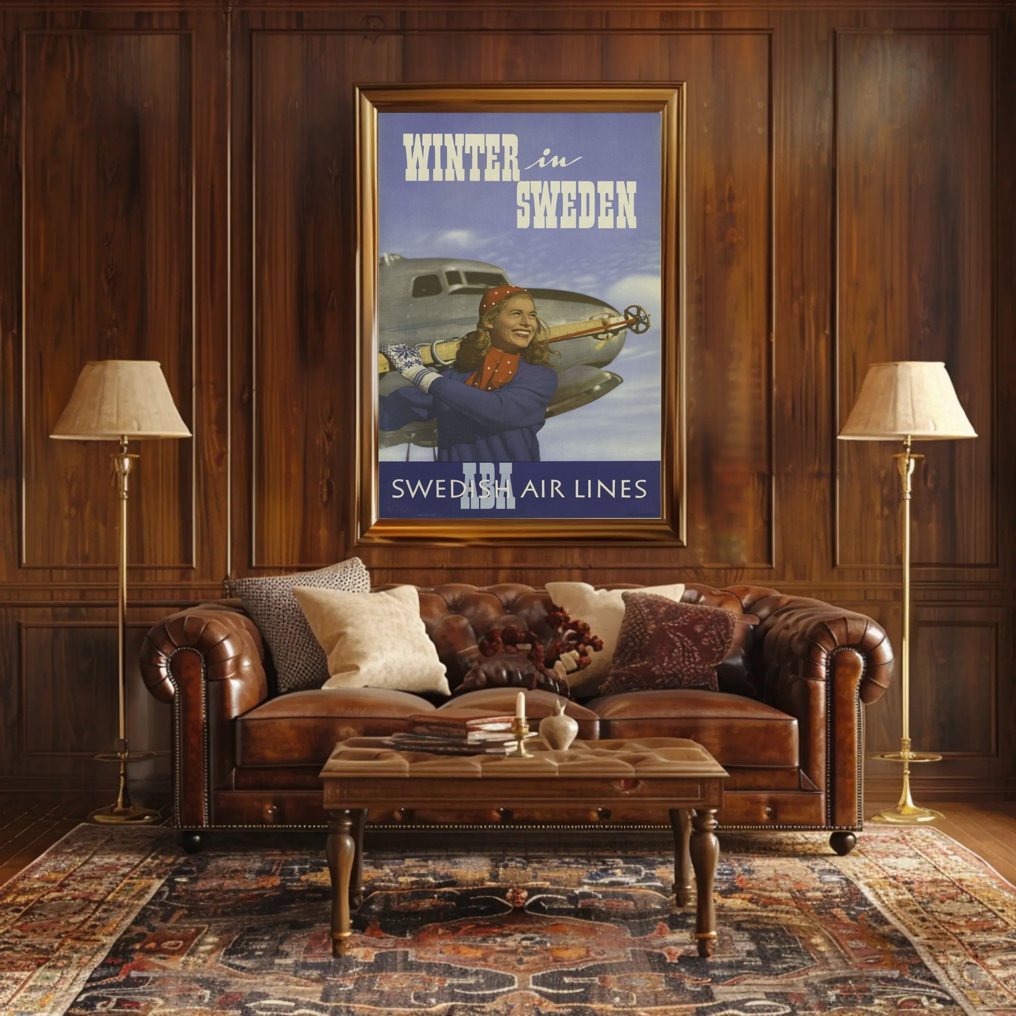 Winter Adventures in Sweden Poster PosterGoat