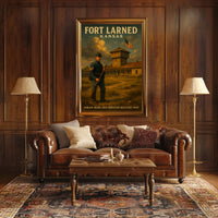 Fort Larned Kansas Frontier Poster