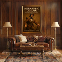 Hernando De Soto Explorer Of The New Poster