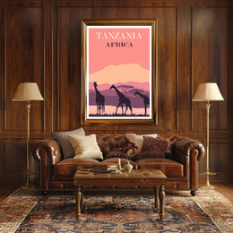 Tanzania Safari Adventure Poster