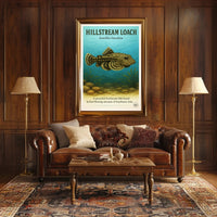 Hillstream Loach Sewellia lineolata Poster PosterGoat