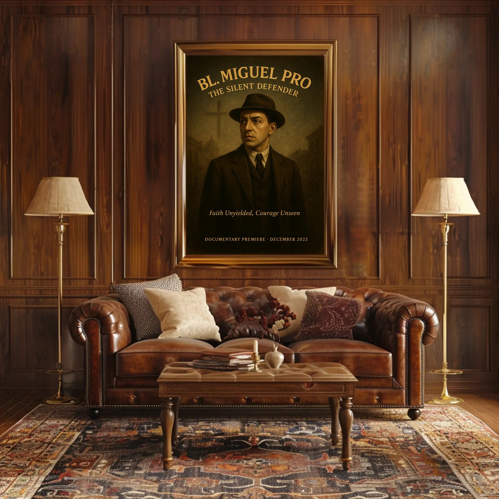 Blessed Miguel Pro Religious Poster Catholic Wall Art