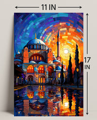 Radiant Reflections Of Architecture Poster