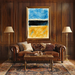 Abstract Color Blocks Abstract Poster