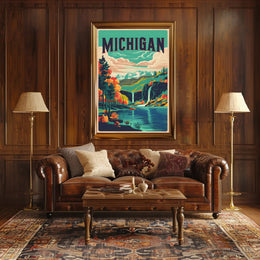 Michigan Scenic Landscape Poster