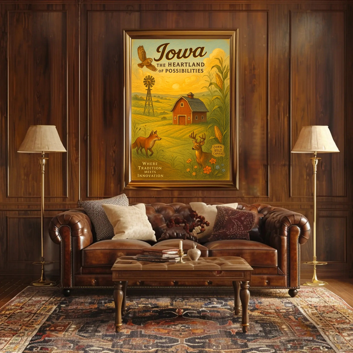Iowa The Heartland of Possibilities Poster