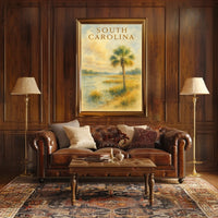 South Carolina Landscape Poster