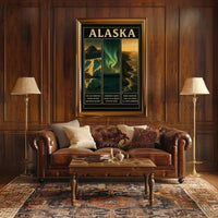 Discover Alaska The Last Frontier Poster