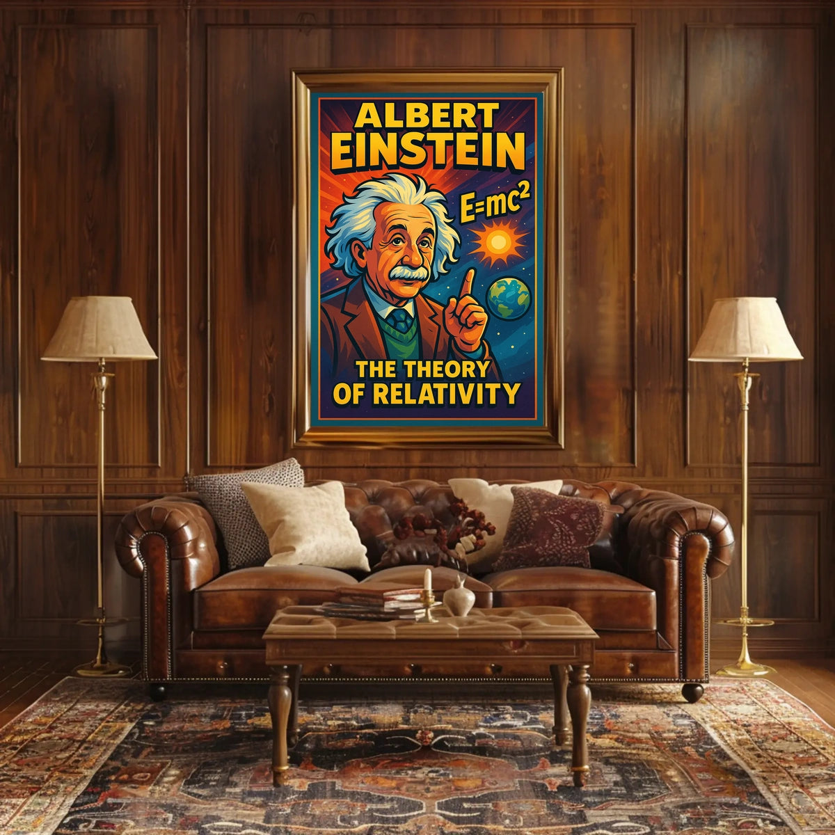 Albert Einstein The Theory Of Poster