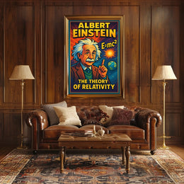 Albert Einstein The Theory Of Poster