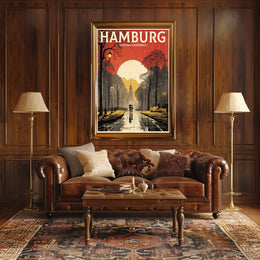Hamburg Tierpark Hagenbeck Poster
