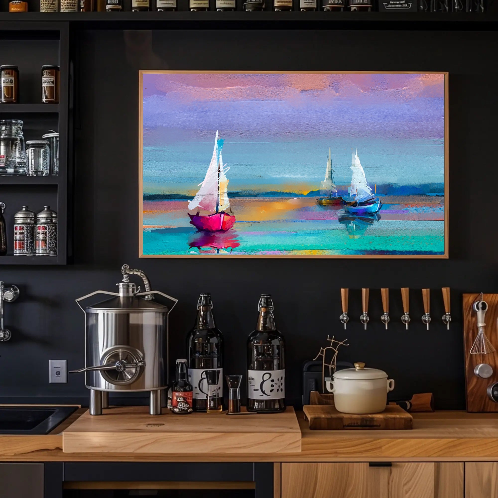 Tranquil Sailing Poster