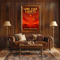 Lone Star Lights at Klyde Warren Park Poster