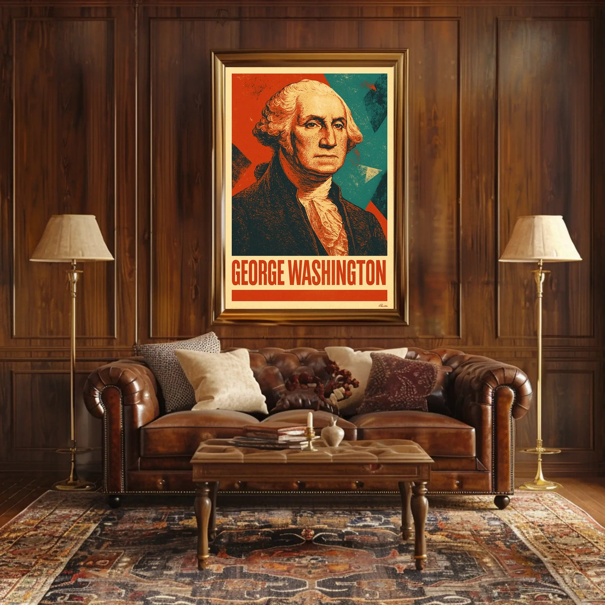 George Washington 1St President Poster
