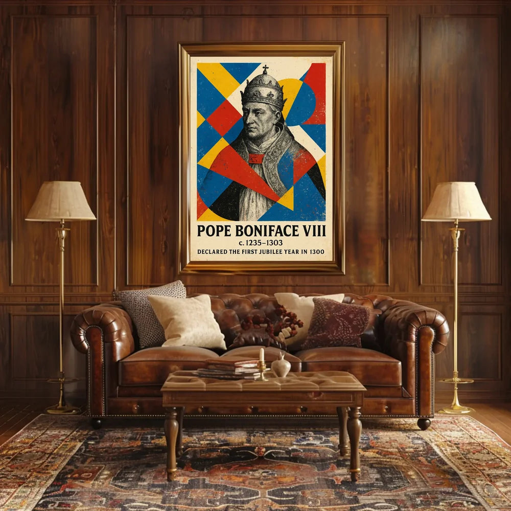 Pope Boniface VIII Historical Religious Art Poster