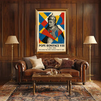Pope Boniface VIII Historical Religious Art Poster