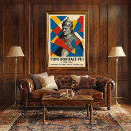 Pope Boniface VIII Historical Religious Art Poster