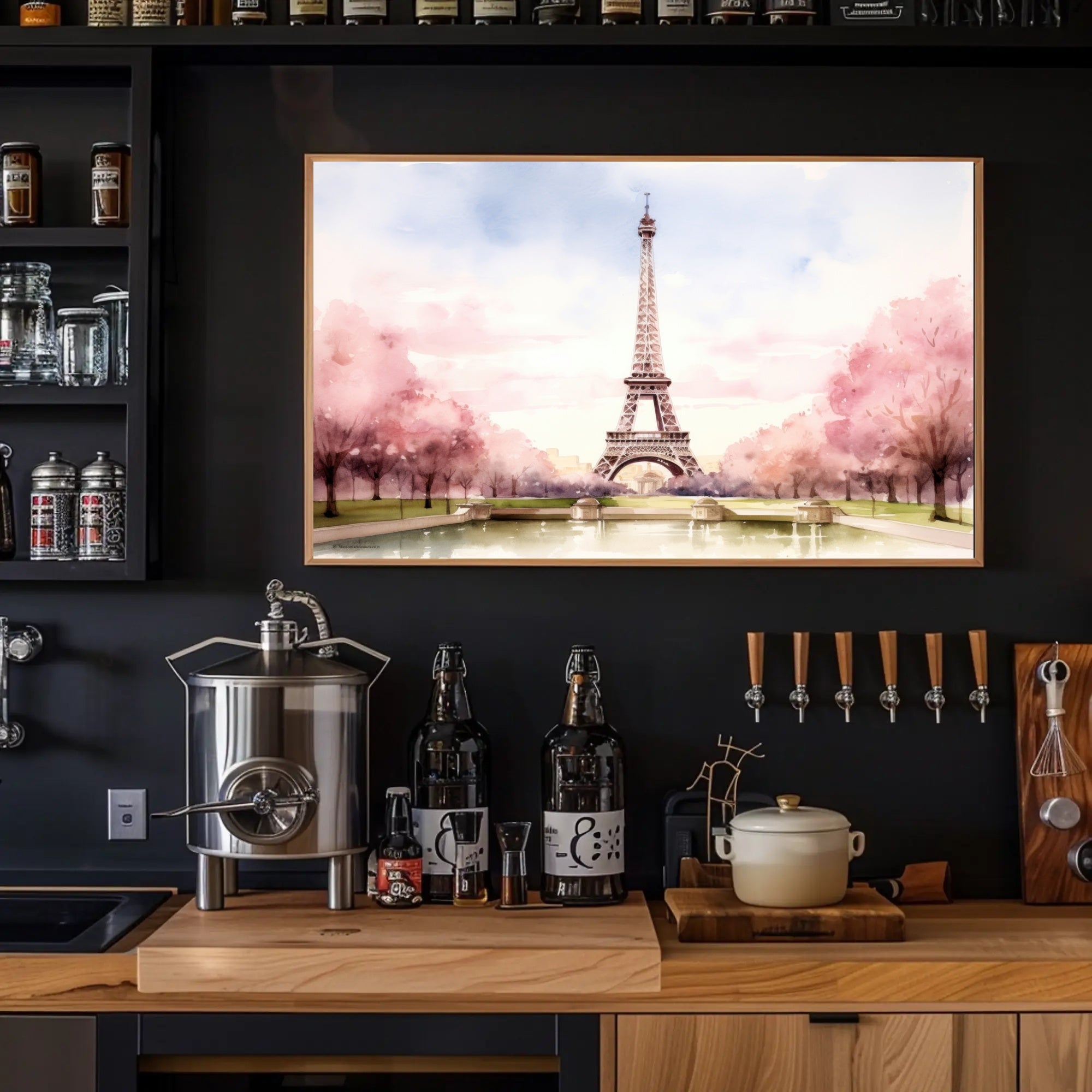 Eiffel Tower in Spring Poster