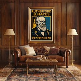 Rutherford B. Hayes 19th President Poster