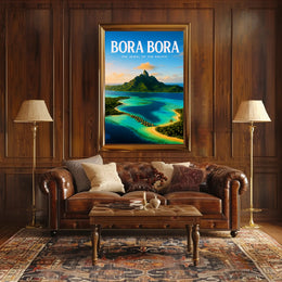 Bora Bora The Jewel of the Pacific Poster PosterGoat