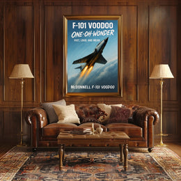 F-101 Voodoo One-Oh-Wonder Poster PosterGoat