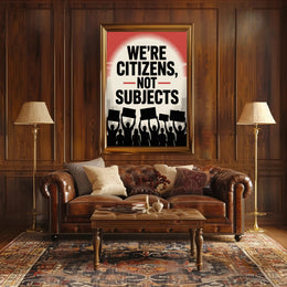 Empowering Citizens Protest Art Political or Propaganda Poster