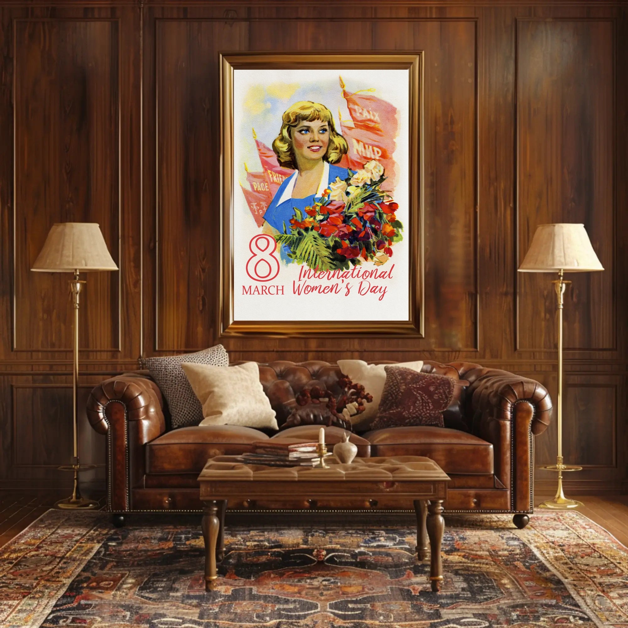 International Women's Day Unity Political or Propaganda Poster