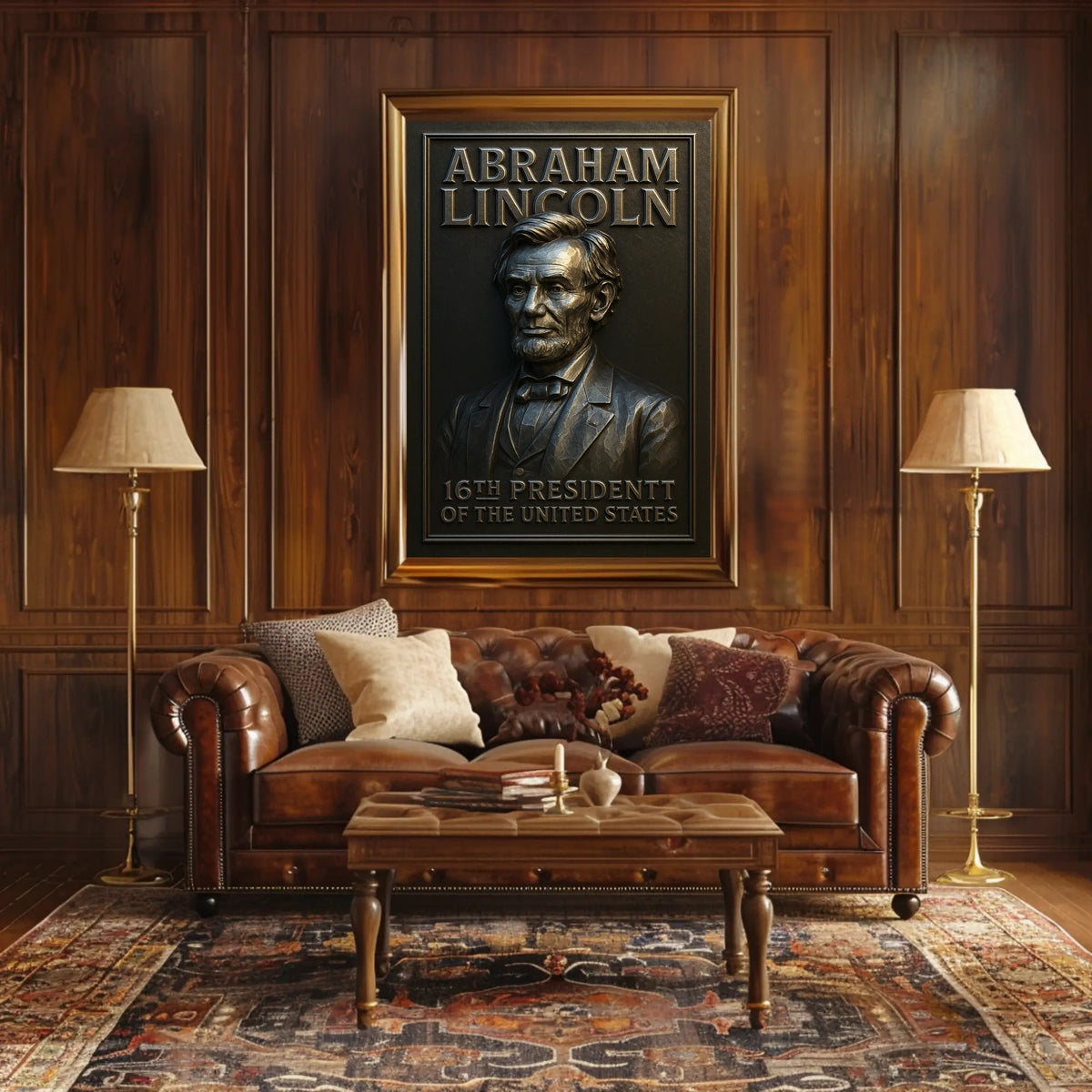 Abraham Lincoln Civil War Photography Heritage Poster