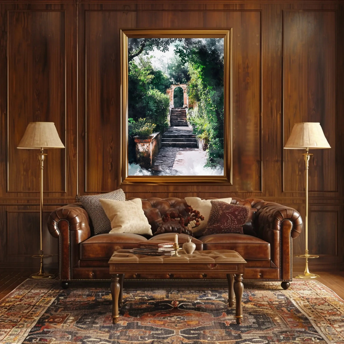 Vatican City Vatican Gardens Peaceful View Poster