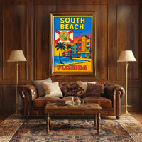 South Beach, Florida Poster PosterGoat