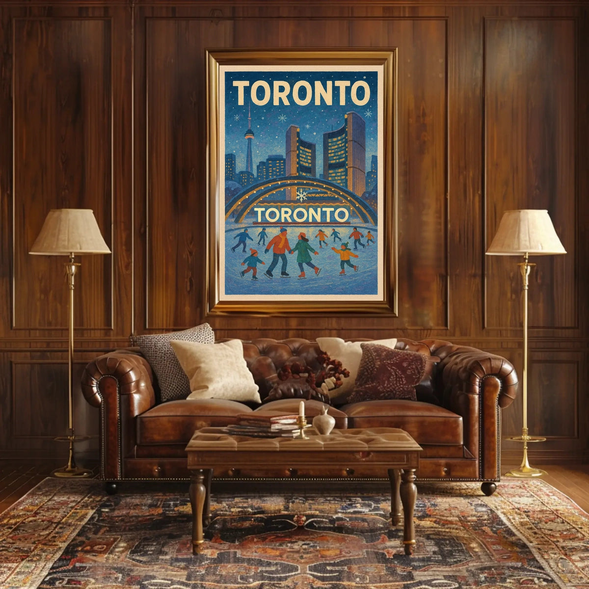 Winter in Toronto Poster