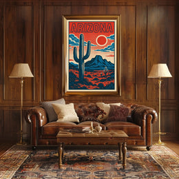 Arizona Desert Landscape Poster
