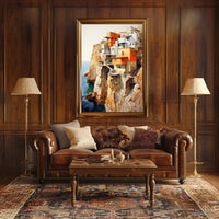 Cliffside Abodes Poster
