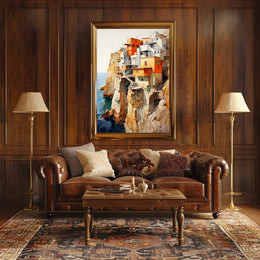 Cliffside Abodes Poster