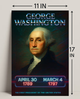 George Washington 1st President Poster PosterGoat
