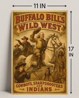 Buffalo Bills Wild West Show Poster Print PosterGoat